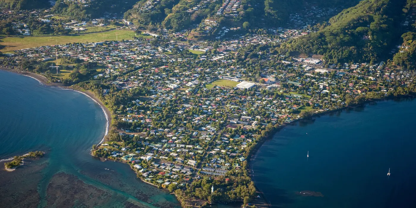 Mahina, sur la cote est de Tahiti